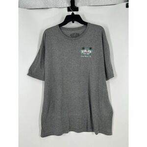 Ron Jon Surf Shop Cocoa Beach FL Florida Short Sleeve Graphic Tee Grey Mens XXL
